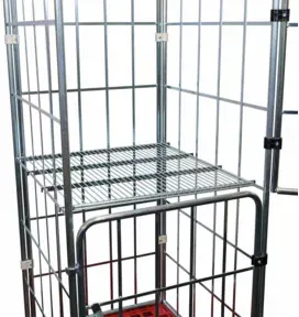 HMH Drahtgitterzwischenboden für rolltainer® 724 x 815 mm Cr 3 ohne AK einlegbar