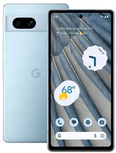 128 GB 5G Smartphone 15,5 cm (6.1 Zoll) Android 64 MP Dual Kamera Dual Sim WiFi 6E (Sea) Pixel 7a
