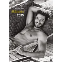 Männer Edition Kalender 2025: Jeden Monat ein sinnliches Schwarz-Weiß-Foto in einem Kalender im Großformat. Schöne Männer im Wandkalender XXL 2025. Hochformat 49 x 68 cm.