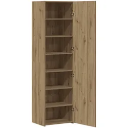 vidaXL Highboard Kunsthandwerk Eiche 50x42.5x185 cm Ingenieurs Holz