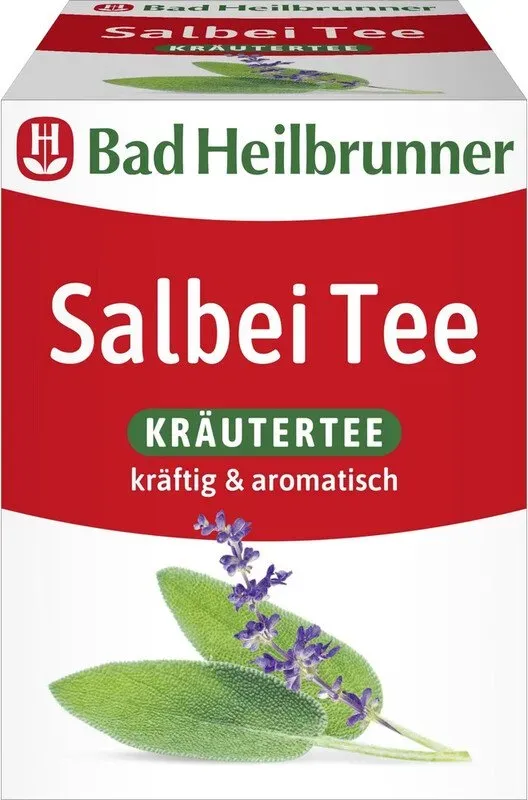 Bad Heilbrunner Kräutertee, Salbei (8 Beutel), 12,8 g