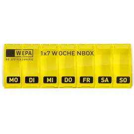 Wepa 1x7 Wochenbox gelb/UV-Schutz+ 1 st