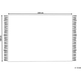 Beliani Teppich TONYA 230 cm