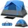Costway Kuppelzelt 2-3 Personen Blau/Grün