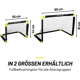 Dunlop Fußballtor Gelb/Schwarz 90 x 59 x 61 cm