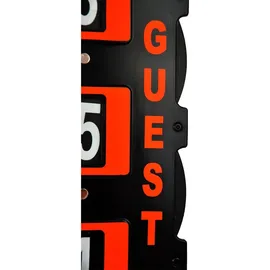 Carrington Tennisplatz-anzeigetafel Englisch - Black / Orange - 60 x 46 cm
