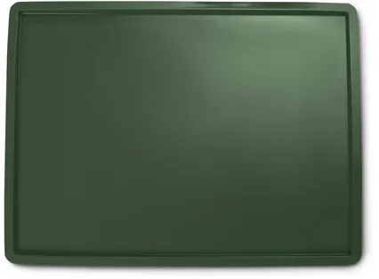 Dauerbackmatte mit Rand - grün - grün