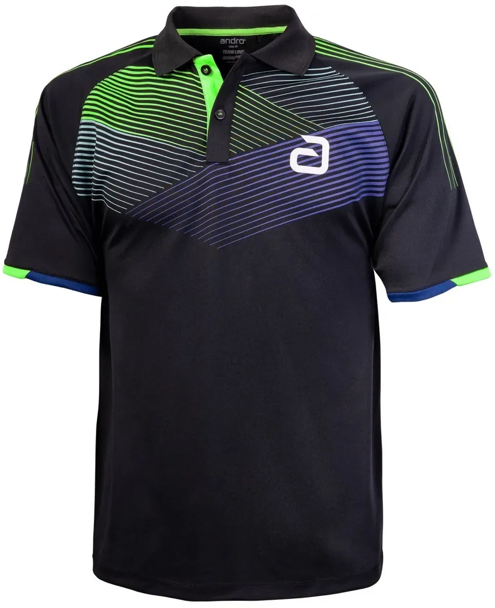 andro Shirt Avos schwarz/grün 152 - 152