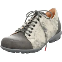 THINK! Kong chromfrei gegerbte nachhaltige Halbschuhe, Bianco/Kombi 1010