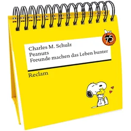 Reclam, Philipp, jun. GmbH, Verlag Peanuts. Freunde machen das Leben bunter (Tischaufsteller)