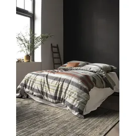 IRISETTE Tokio 8562 Gestreift Grau 135 x 200 cm + 80 x 80 cm