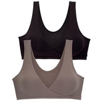 Petite Fleur Still-BH Damen taupe+schwarz Gr.36