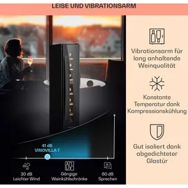 Klarstein 	Vinovilla 7 Built-In Uno onyx