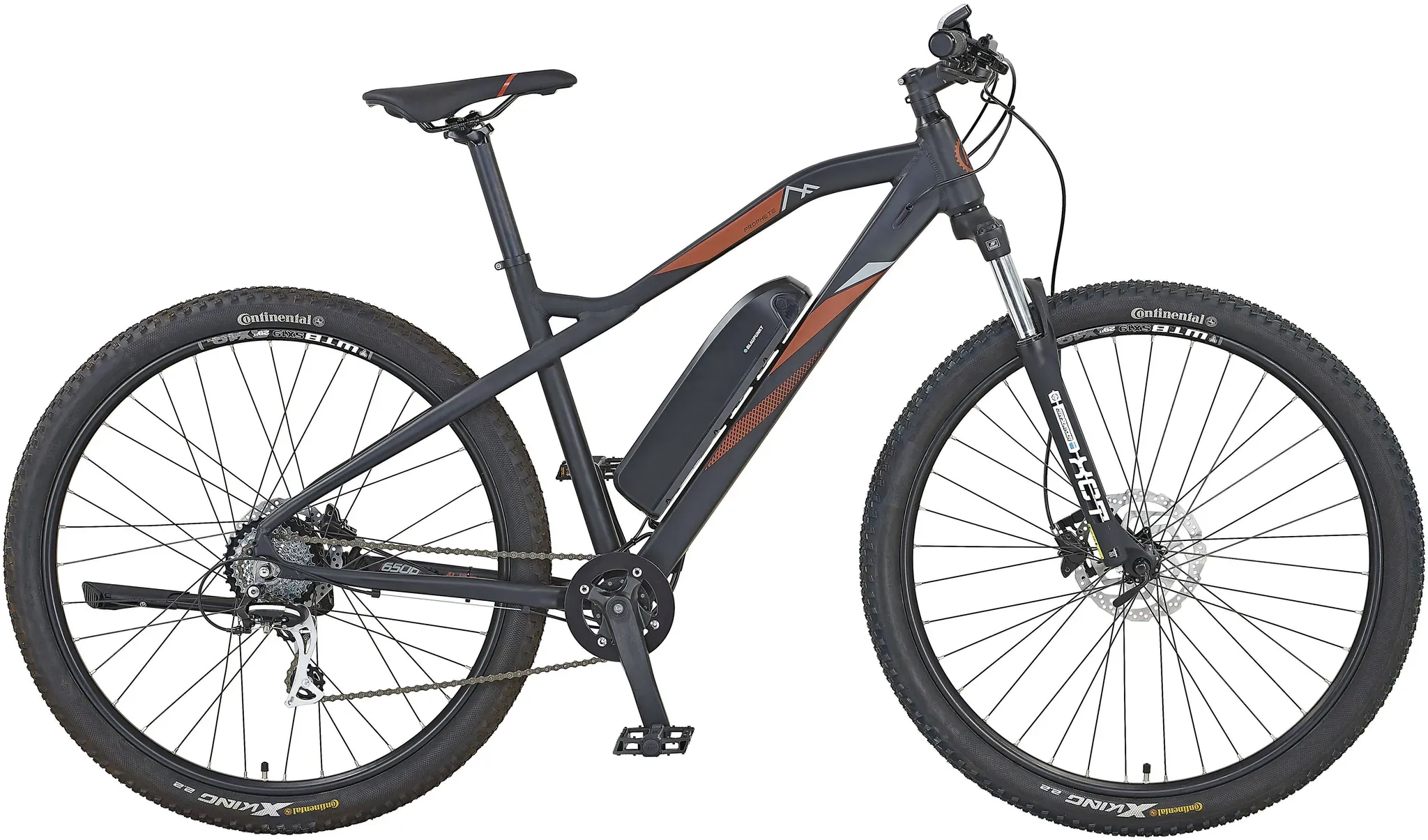 E-Bike PROPHETE "Graveler E-MTB" E-Bikes Gr. 48cm, 29 Zoll (73,66cm), schwarz Pedelec, Elektrofahrrad für Damen u. Herren, MTB