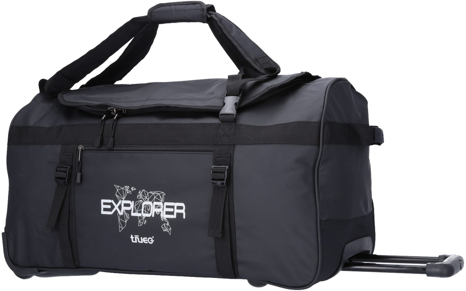 TheTrueC Trolly Bag With Wheels 66cm Explore Explorer schwarz