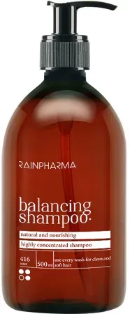 RainPharma Balancing Shampoo Für Trockenes Haar Und Schuppen Pumpflasche 500ml