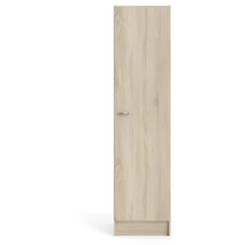 VCM Fox Kleiderschrank 1 Tür Eichenstruktur Nachbildung. - Braun