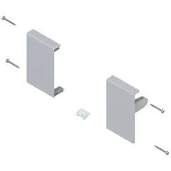 TANDEMBOX Fronthalter, Höhe M, für Innenschubkasten, links/rechts, für TANDEMBOX antaro, weissgrau