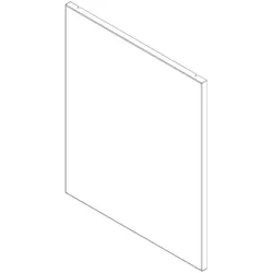 Buderus Blende aus Glas für Speicher Schwarz, 87186683180 87186683180