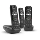 Gigaset As690R Trio Dect Telefoon Zwart