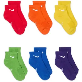 Nike 6er Pack Ankle Socken Kinder Mehrfarbig 34-38