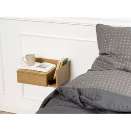 Actona Nachtschrank Ashlan 40 x 16,5 x 32 cm Weiß