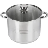 Topfann Edelstahl Großraumtopf 6L Kochtopf 22 cm rund