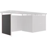 Biohort Seitenwand für Seitendach bei Gerätehaus HighLine Gr. H2 Dunkelgrau