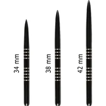 BULL'S GP1 Dart Point 34 mm Schwarz