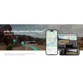 BOTSLAB 4K 3-Kanal Dashcam Auto Vorne Hinten