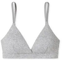 SCHIESSER Bügelloser BH Pure Rib Bügelloser-BH frauen damen grau 85