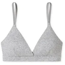 SCHIESSER Bügelloser BH Pure Rib Bügelloser-BH frauen damen grau 85