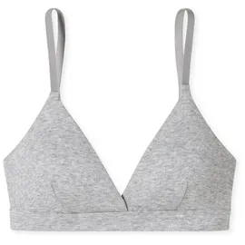 SCHIESSER Bügelloser BH Pure Rib Bügelloser-BH frauen damen grau 85
