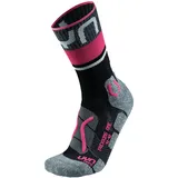 Uyn Trekking One Merino Socken 2 Paar Schwarz/Pink 39-40