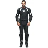 Dainese Avro 4 2-Teiler Motorrad Lederkombi (Black/White,24)