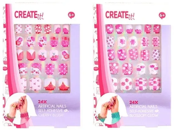 Self-adhesive nail set 1 pcs - assorted