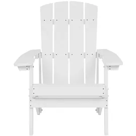 Beliani Gartenstuhl 75 x 88 x 88 cm weiß