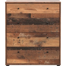 FORTE Kommode Tempra, Breite 73,7 cm braun