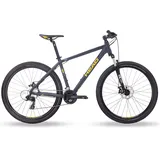 Head Herren, Troy I«, Mountainbike grau matt/gelb, 46 cm