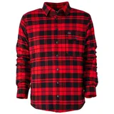 Forsberg Reyvo II Flanellhemd / rot/schwarz / L