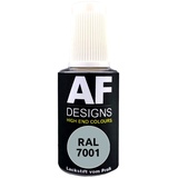 Alex Flittner Designs Lackstift RAL 7001 Silbergrau stumpfmatt 20ml Reparaturstift Acryl Retuschierlack Reparaturlack Holz Metall Möbel Bad