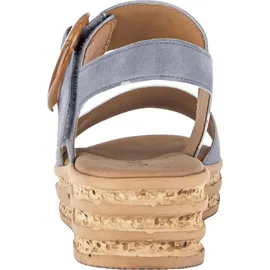 Gabor Plateau-Sandaletten Damen Blau 39
