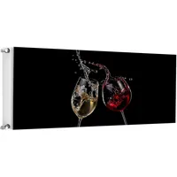 Tmk ArtDeko Heizkörperverkleidung mit Magnet Stilvolle Optik 140x60 Heizkörperabdeckung,