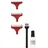 WAHL Detailer Wide Rialzi Replace Pack 1,5/3 /4,5 mm - Aufsteckkaemme