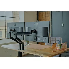 KAWOLA Schreibtisch Lora Akazie massiv / Braun