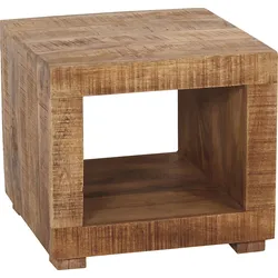 Couchtisch HOME AFFAIRE "Titlis", beige (natur, natur, natur), B:50cm H:50cm T:50cm, Tische, Beistelltisch aus Mangoholz