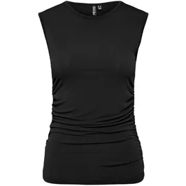 Pieces PCMADISON SL RUCHING TOP NOOS BC Schwarz L