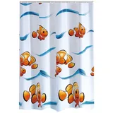 RIDDER Duschvorhang Clown 180 x 200 cm orange