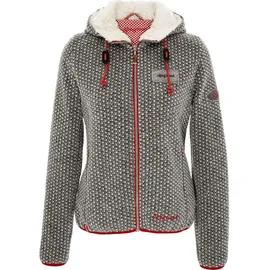 Almgwand Münsterhöhe Jacke Anthrazit-Beige 40