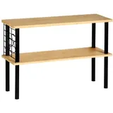 KESPER Küchenregal aus Bambus 55 x 20 x 38 cm Braun/Schwarz